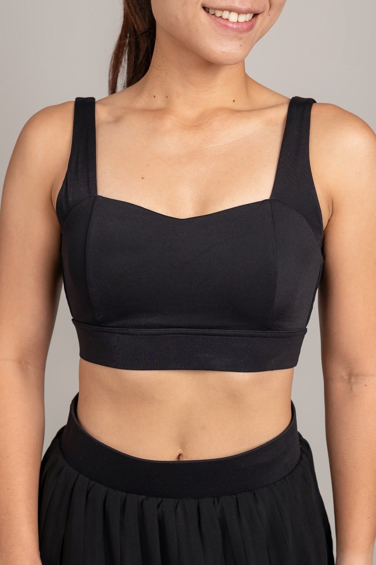 LUXE U-Back Sports Bra Black