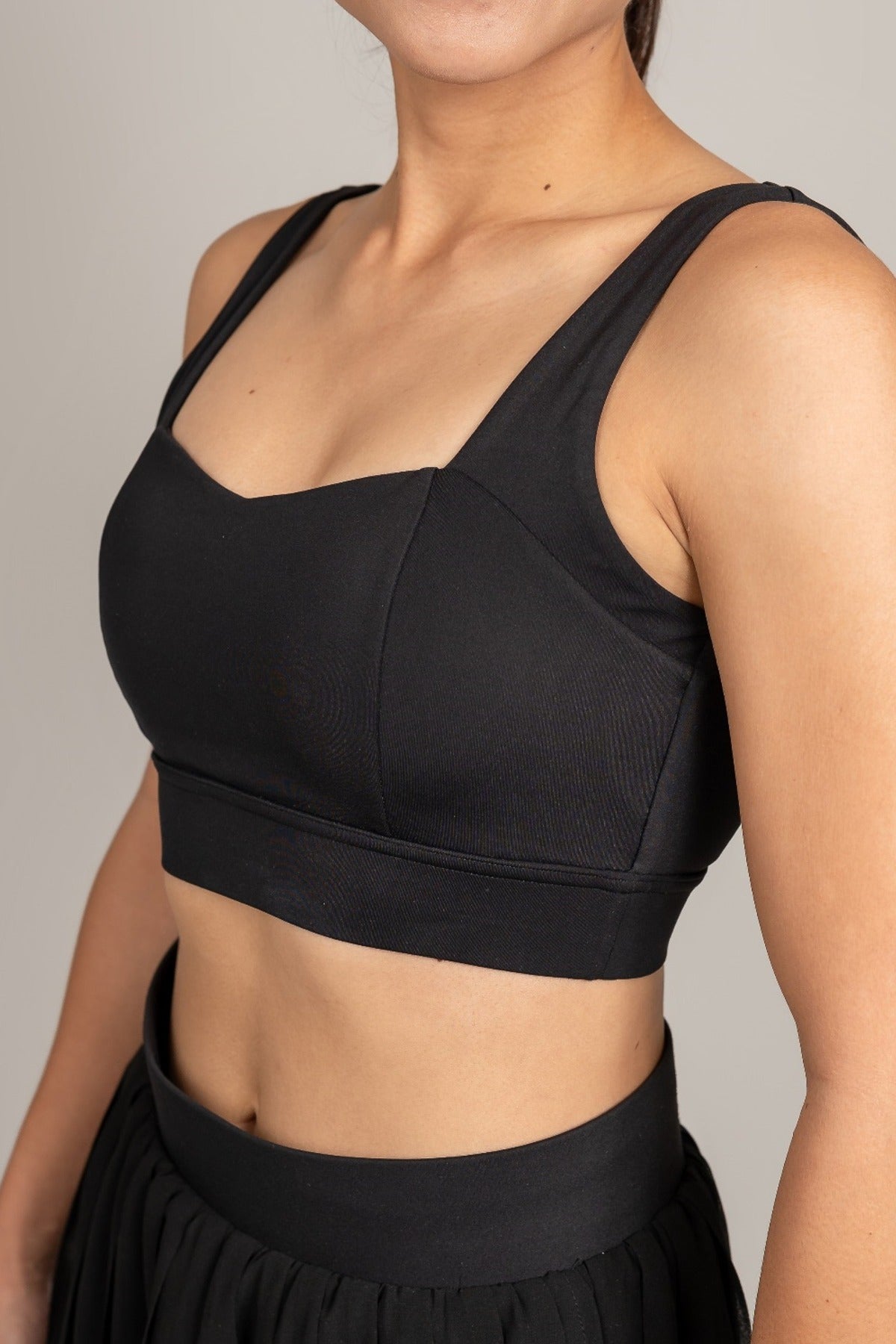 LUXE U-Back Sports Bra Black