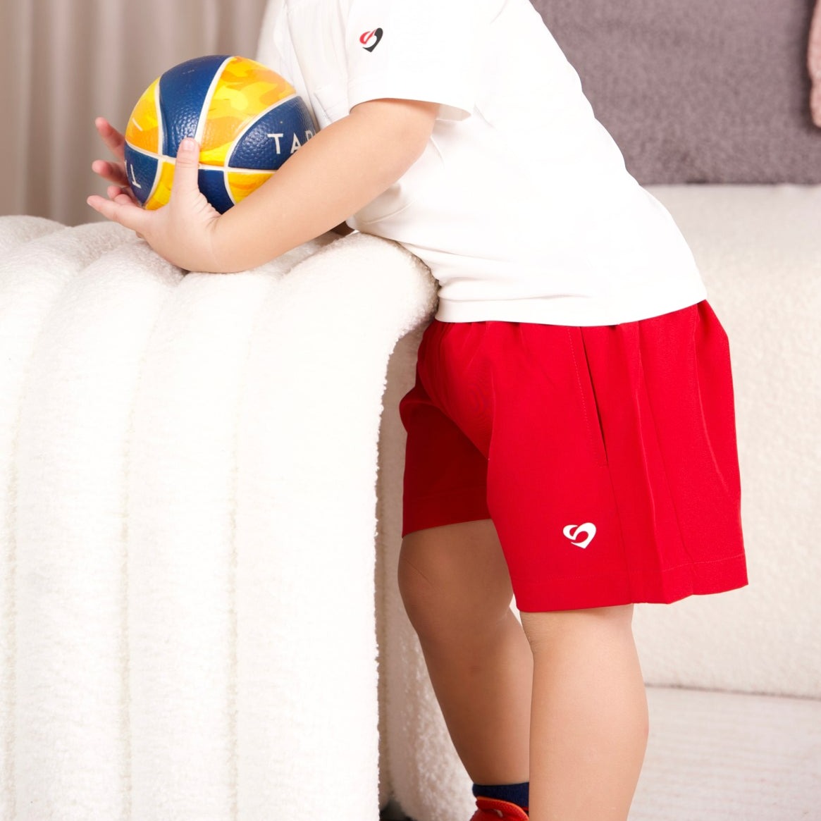 SO Kids' Versatile Shorts with pockets Red